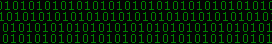 Matrix numbers scrolling across the screen